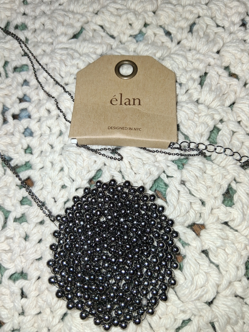 Hematite Bead Statement Necklace - Women Accessories